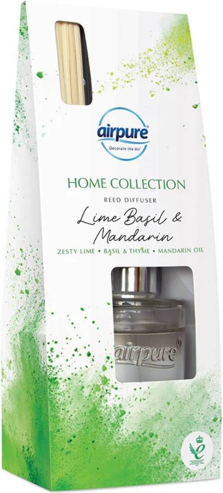 Airpure Reed Diffuser Home Collection Lime & Basil & Mandarin 100 ml