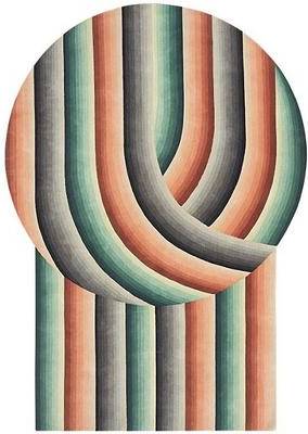 Gan Mirage Rug Orange, Multicolour