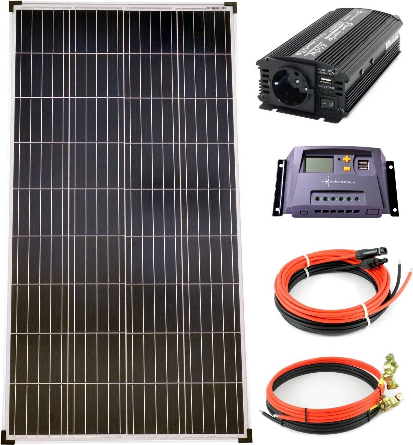 Solar Set 1x130 Watt Poly Solar Module 600W