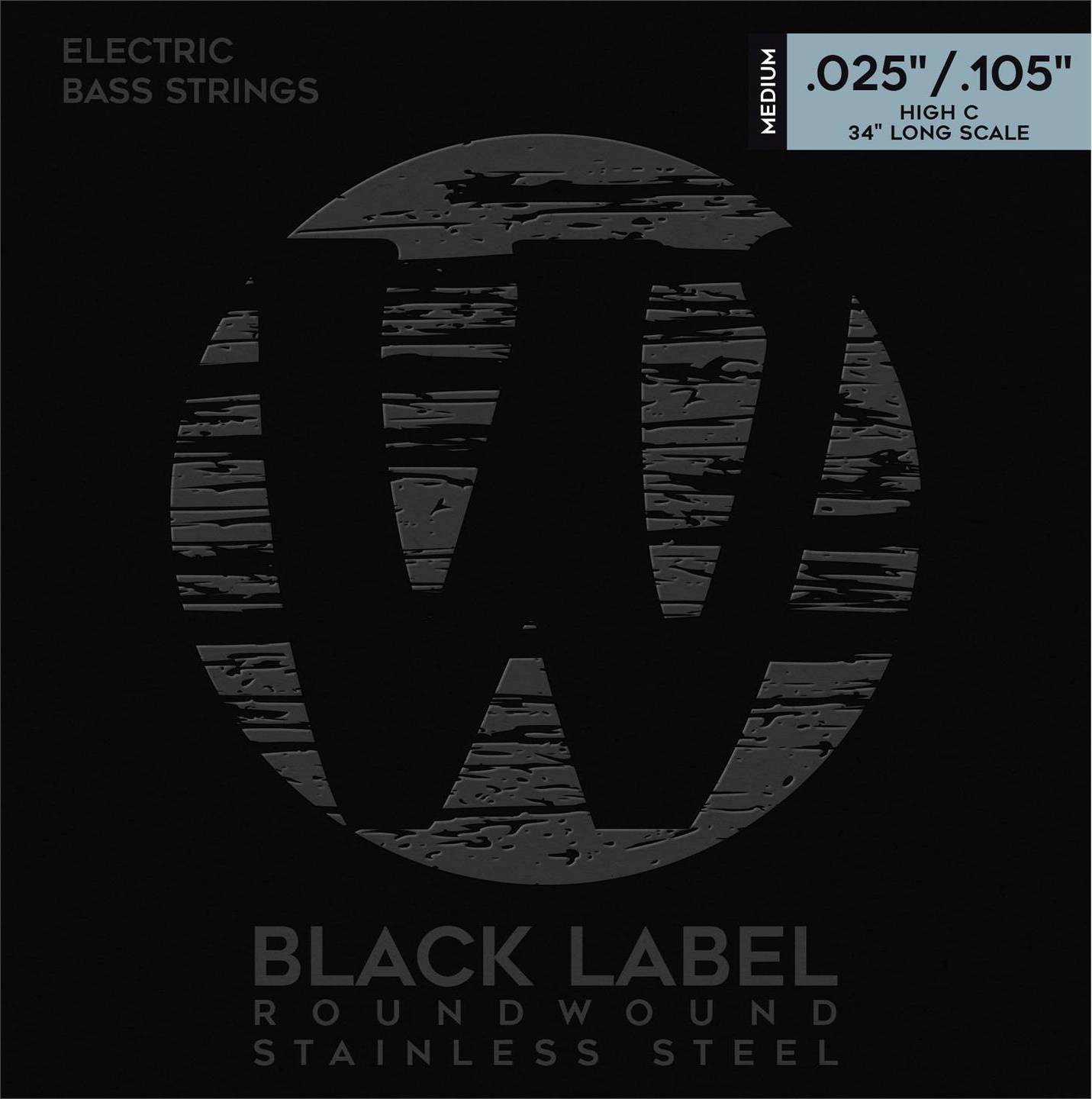 Black Label Medium Bass 5-String Set