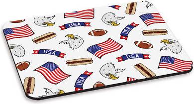 Gift Base Usa pattern pc pad eagle