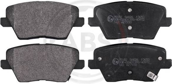 Brake Pad Set Disc Brake 35182
