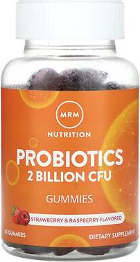 Probiotic Gummies Strawberry & Raspberry 2 billion