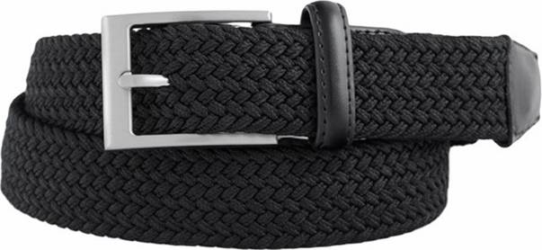 Bosswik Bælte Ribbon 35mm Sort