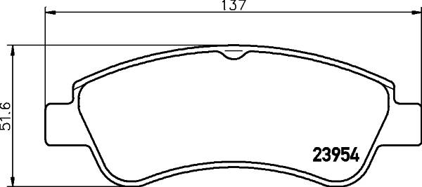 Front Axle Brake Pads Set
