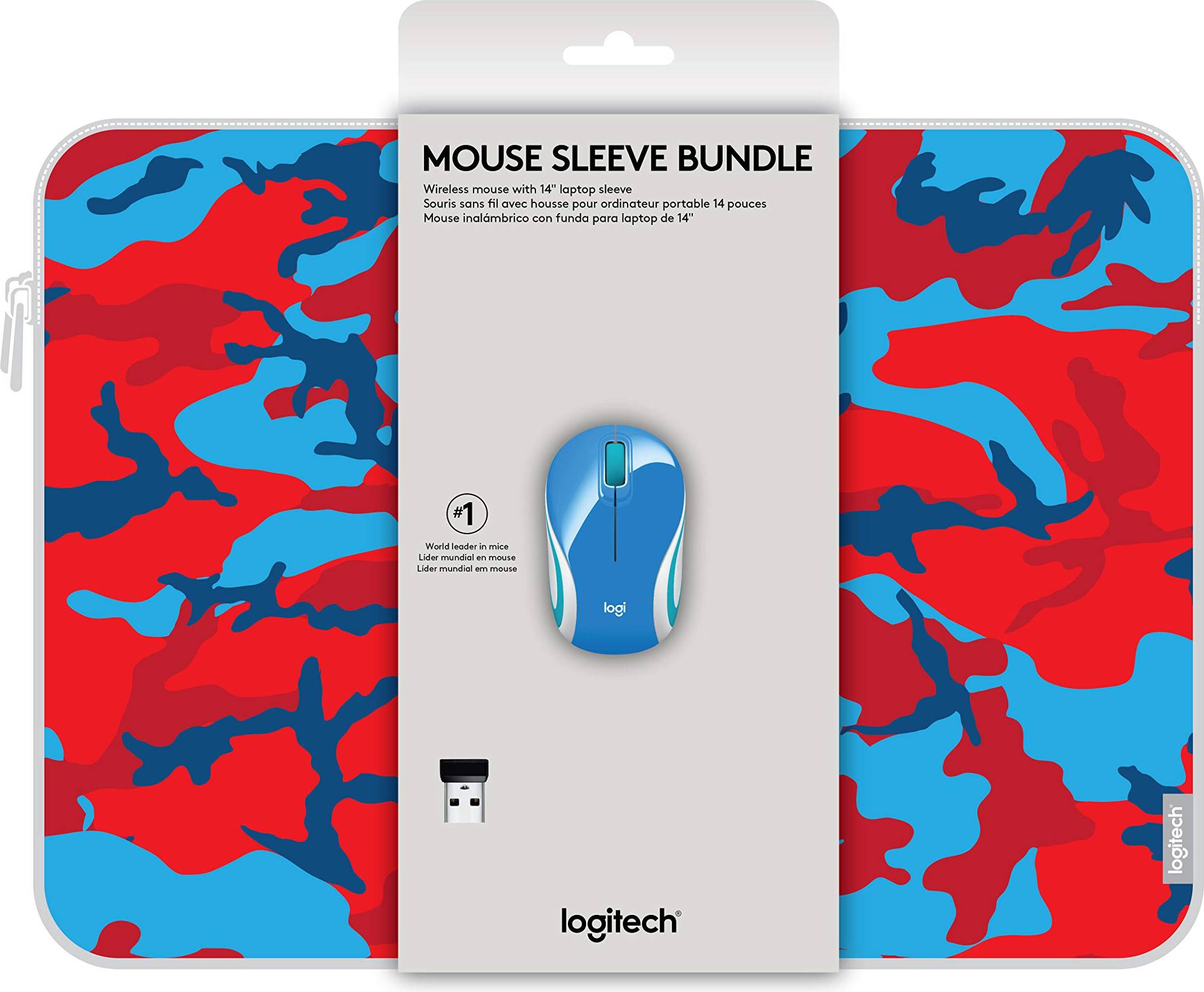 Logitech Wireless Mini Mouse Sleeve Bundle