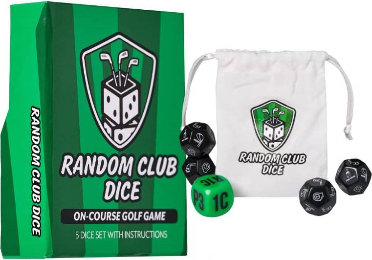Random Club Dice On-Course Golf Game