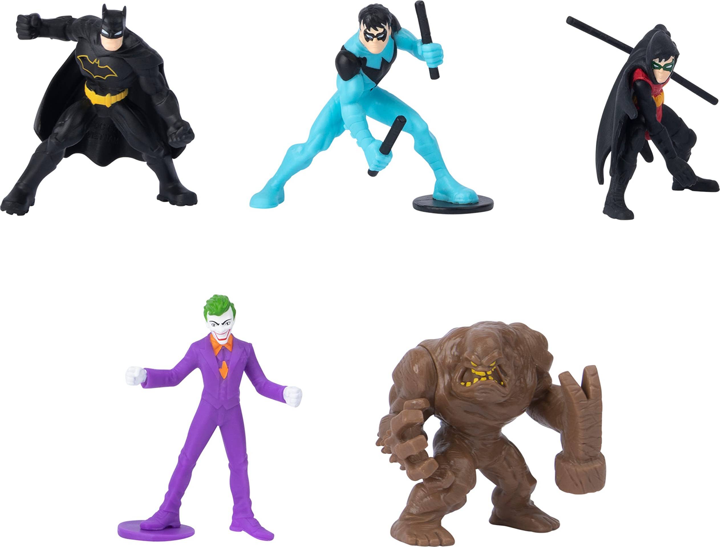 Lego dc batman DC Comics Batman 2-Inch Action Figure 5-Pack