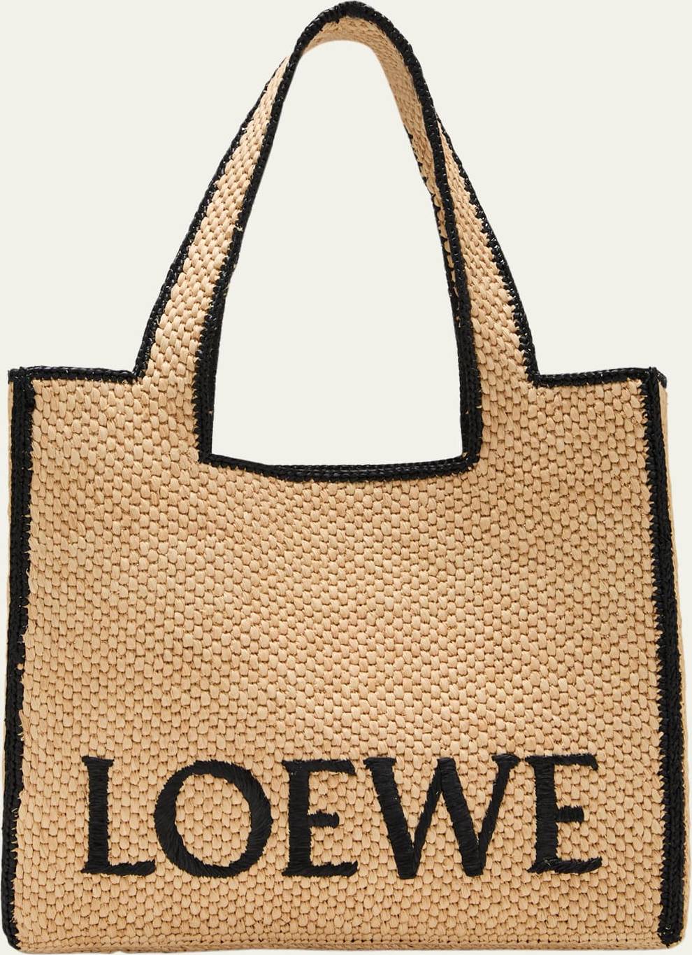 Raffia tote bag Loewe Large Raffia Tote Bag - Beige