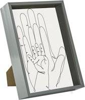 Nicola Spring 3D Deep Box Picture Display Shadow A4 Photo Frame