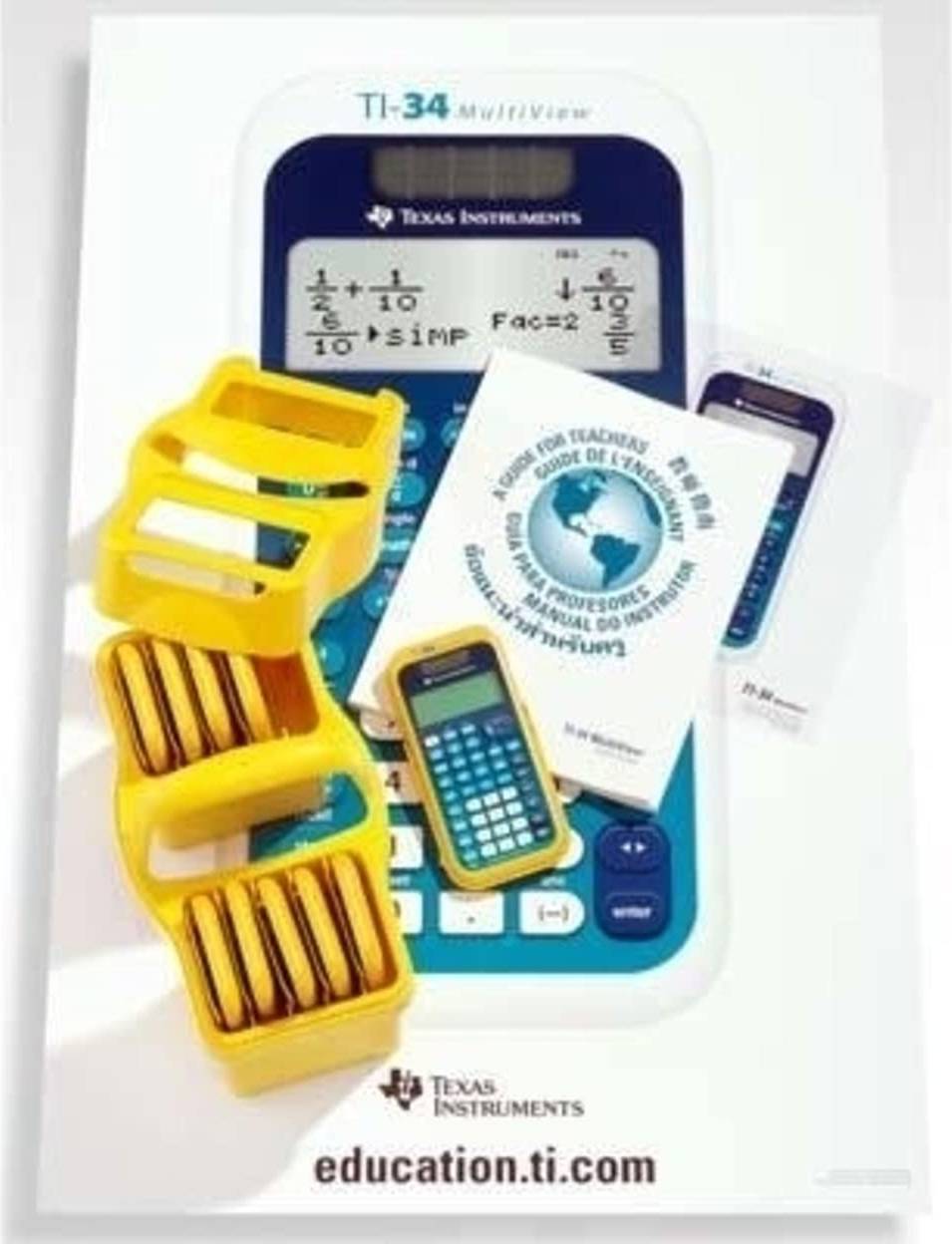 Scientific calculators Texas Instruments Texas Instruments TI-34 MultiView Scientific Calculator Teacher Kit 10 pack