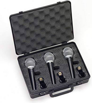 Samson Samson R21 Dynamic Vocal Microphone 3-Pack with Case