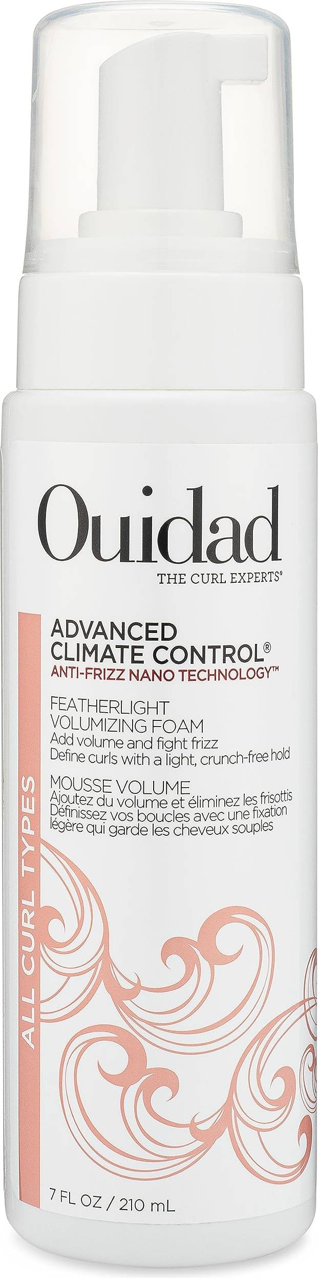 Ouidad Advanced Climate Control Featherlight Volumizing Foam, Add Volume Define