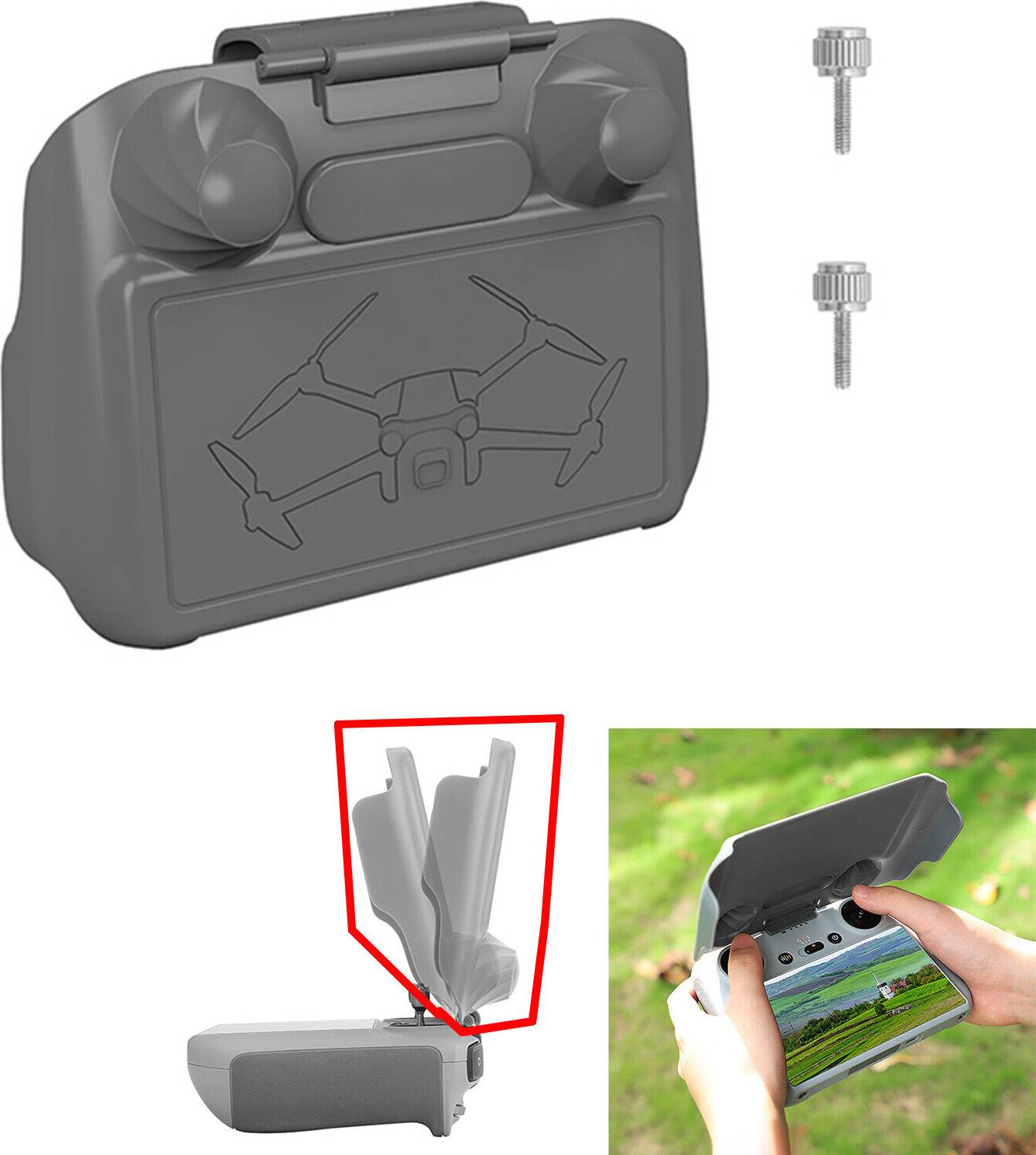Dji mini 3 DJI Mini 3 Pro Télécommande Housse de Protection Pare-Soleil