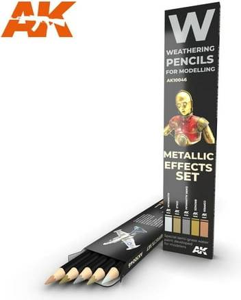 AK Interactive Metallics Effect Set