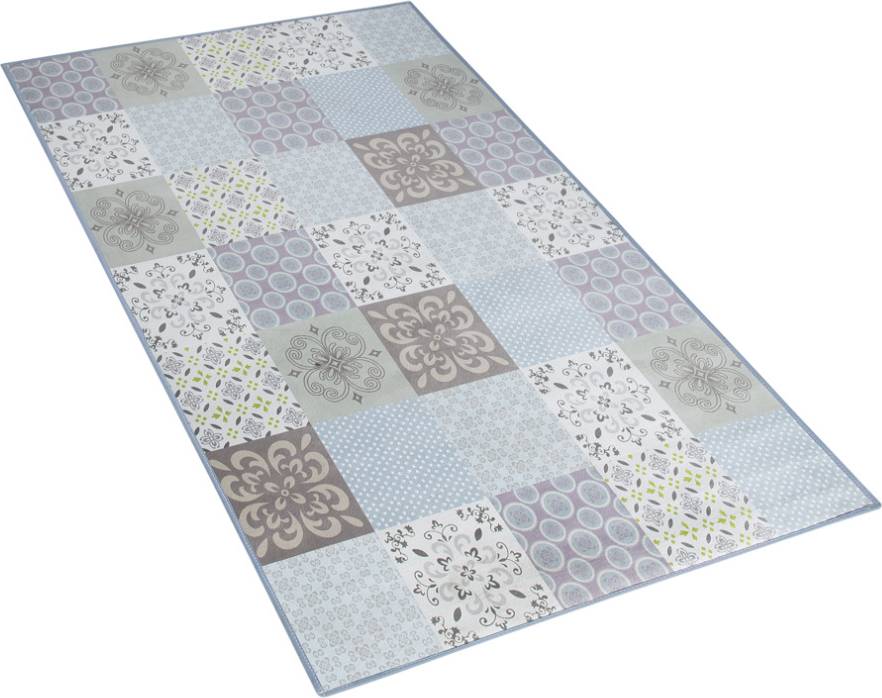 Beliani Area Rug Mosaic Pattern INKAYA