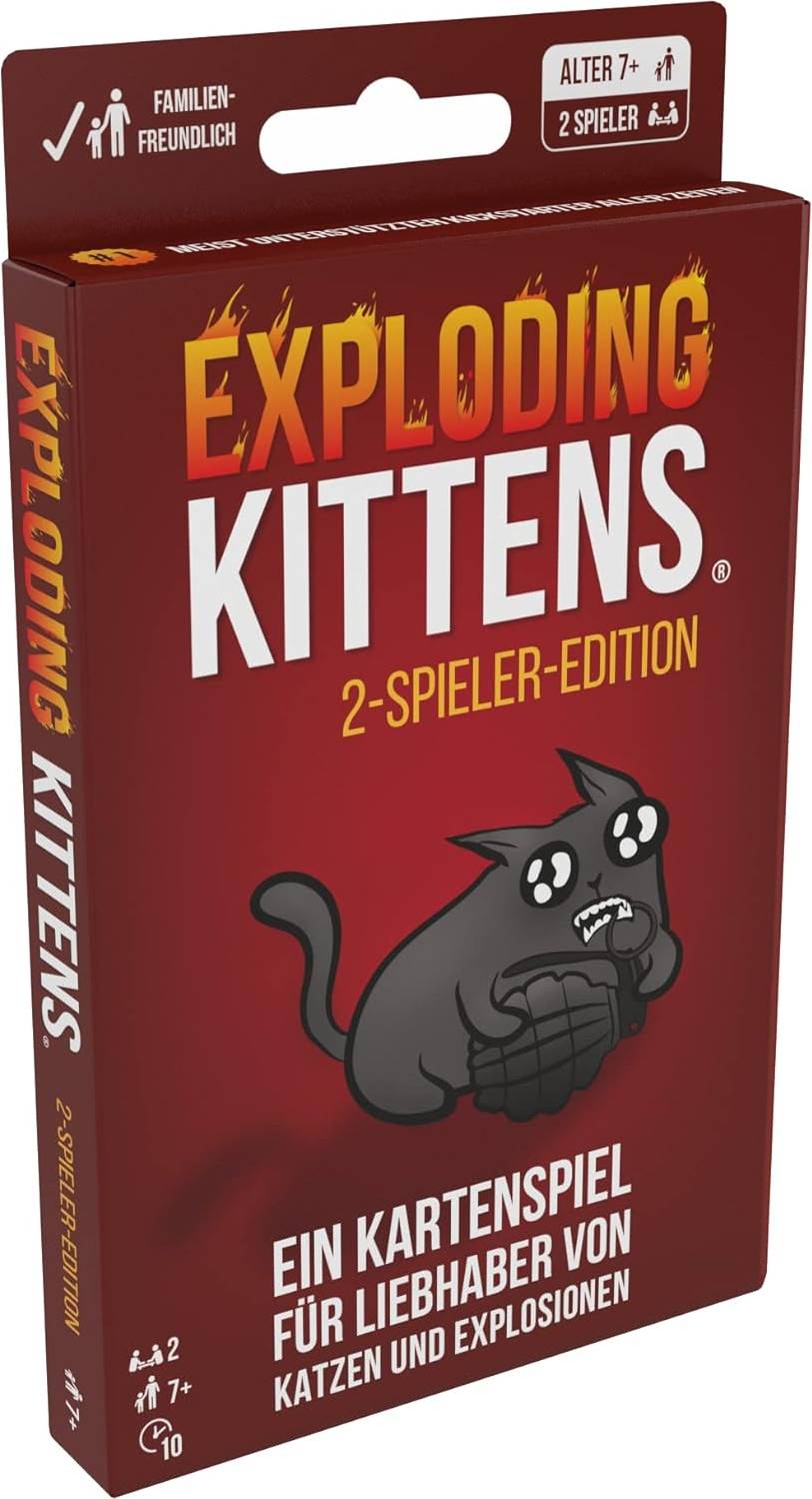 Asmodee Exploding Kittens 2 Player Edition