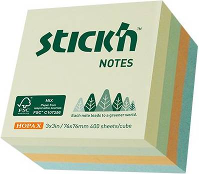 Adlibris Sticky Notes 76x76mm 400-pack