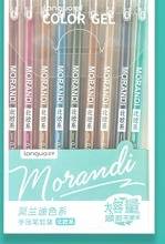 Shein 9pcs Morandi Color Pens Set