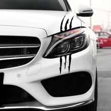Shein 1pc Scratch Pattern PVC Car Sticker