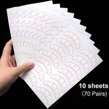 Shein Eyelash Extension Positioning Sticker Pad - Multicolore