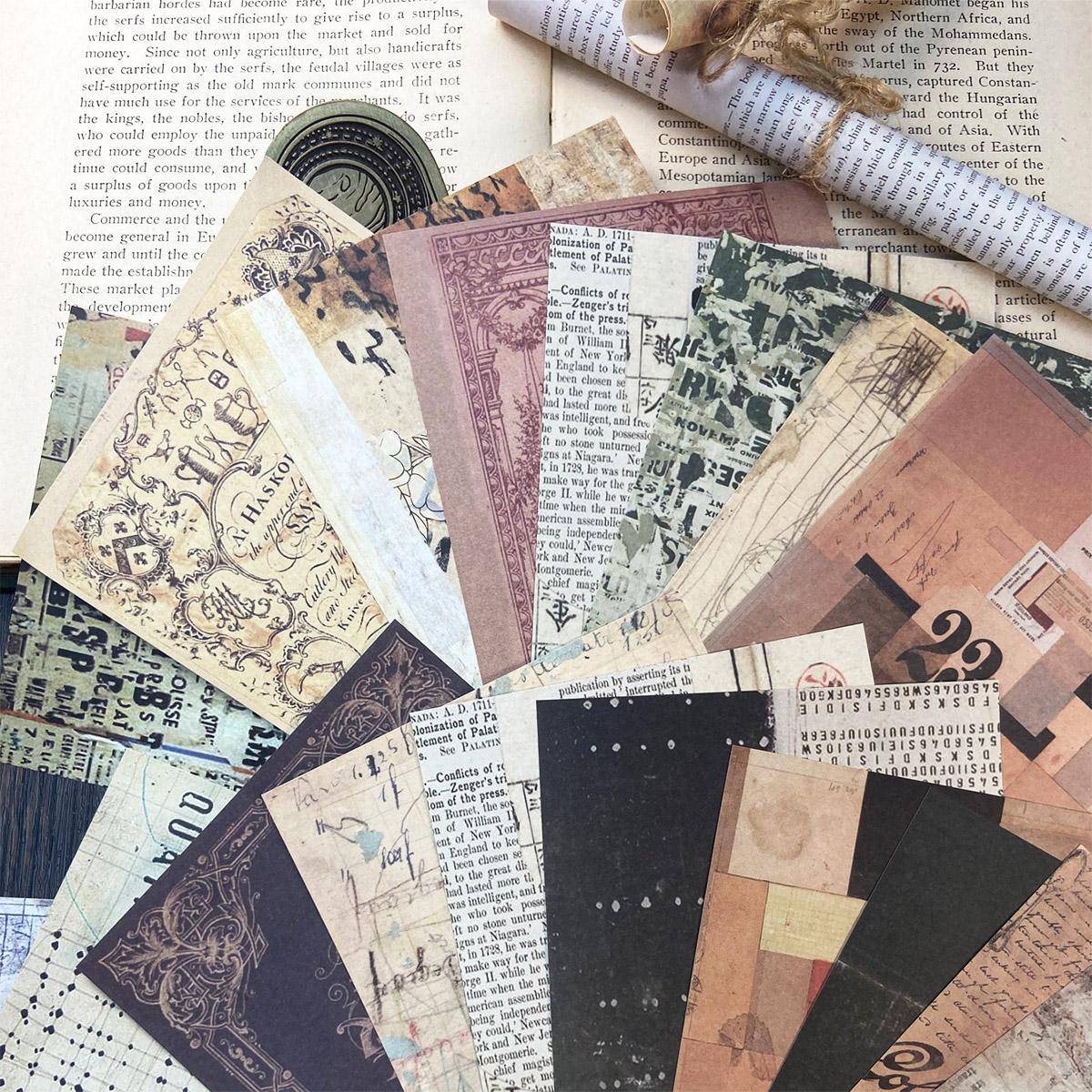 Shein 60pcs Mixed Pattern Material Paper