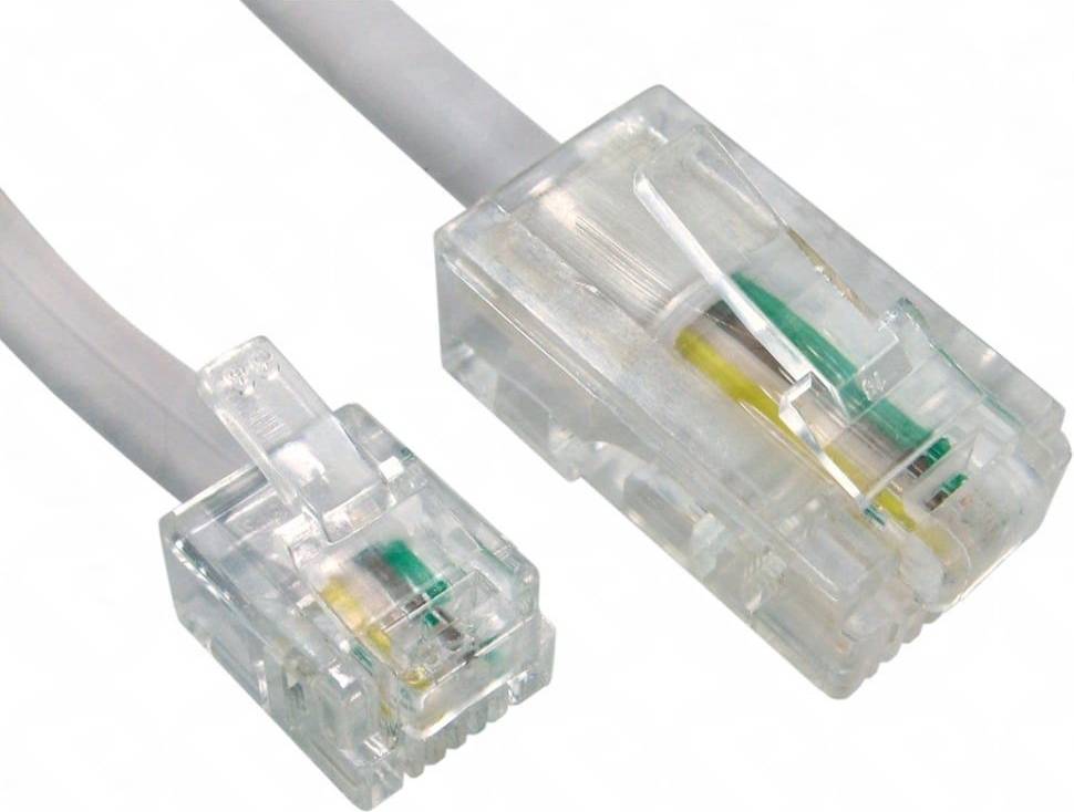 CDL 2m RJ11 Naar RJ45 Kabel Wit