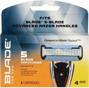 Men's 5- Razor Refills, 4 ct CVS