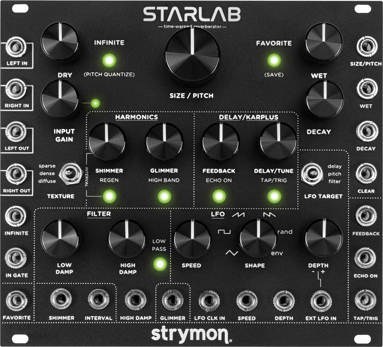 Reverb Strymon Starlab Reverb Black