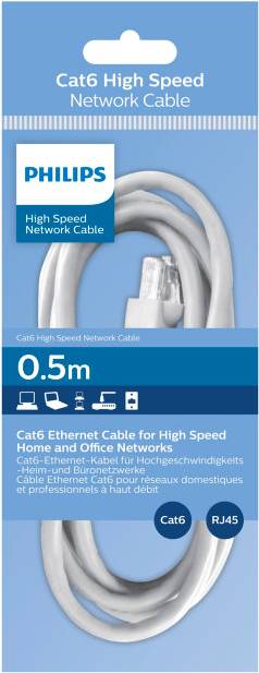 Philips Netværkskabel RJ45 0.5m
