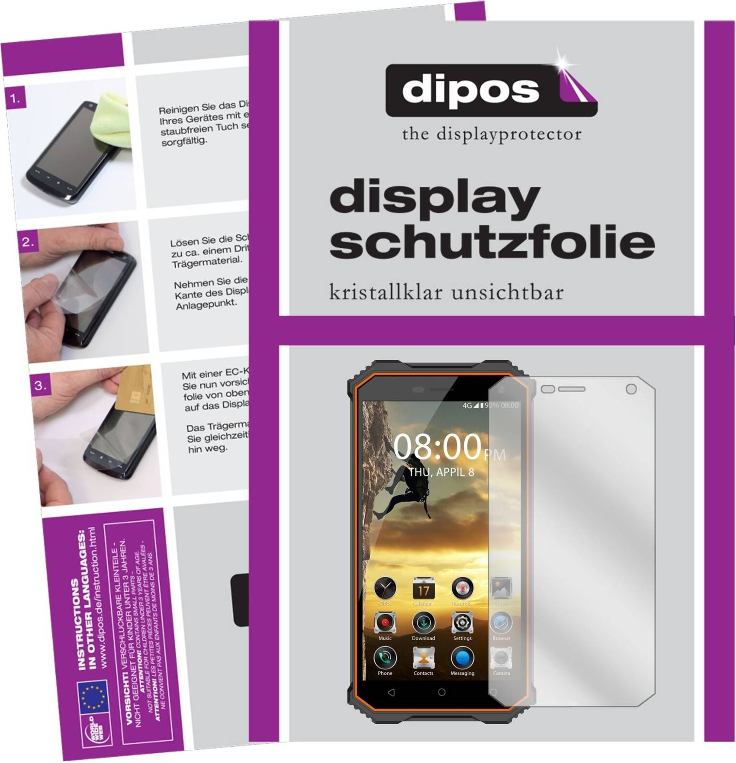 Dipos 6x Screen Protector PhoneMax Rockey 2