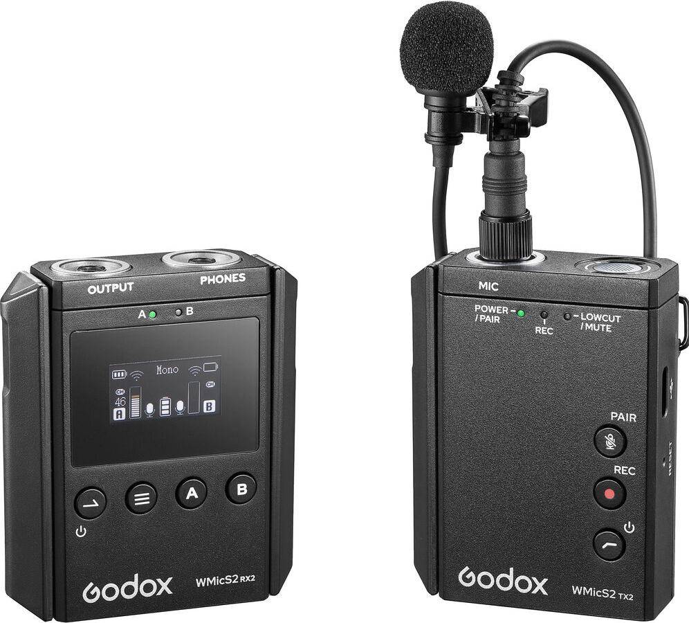 Godox WMicS2 Kit UHF Wireless Microphone System