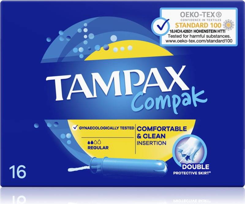 Compak Regular Tampons mit einem Applikator 16 St.
