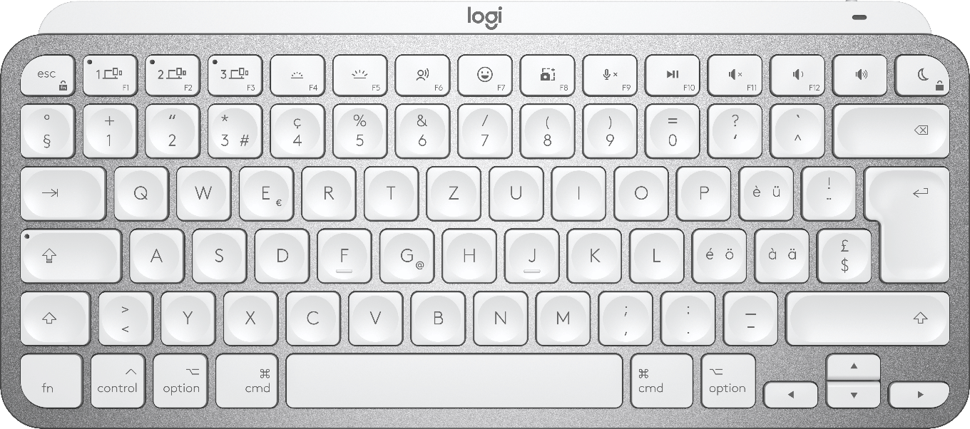 Logitech mx keys mini Logitech MX Keys Mini for Mac Wireless Keyboard - Pale Gray
