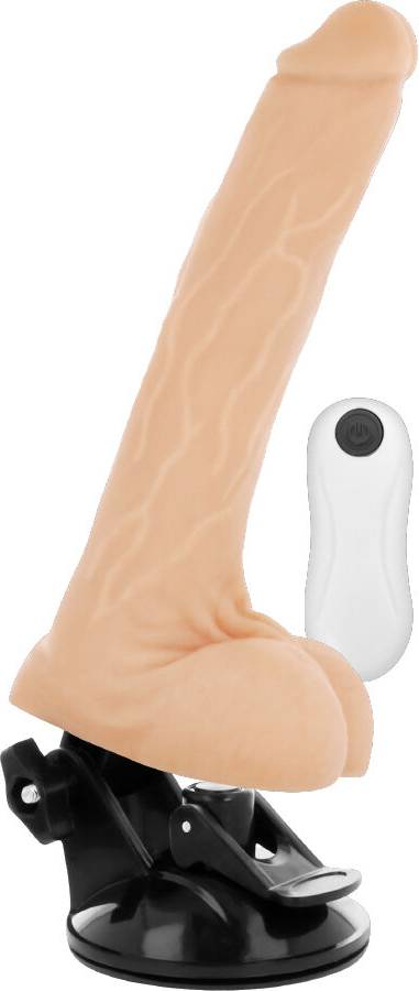 Vibrator remote Sexleksaker BASECOCK Realistic Vibrator with Remote Control 19cm