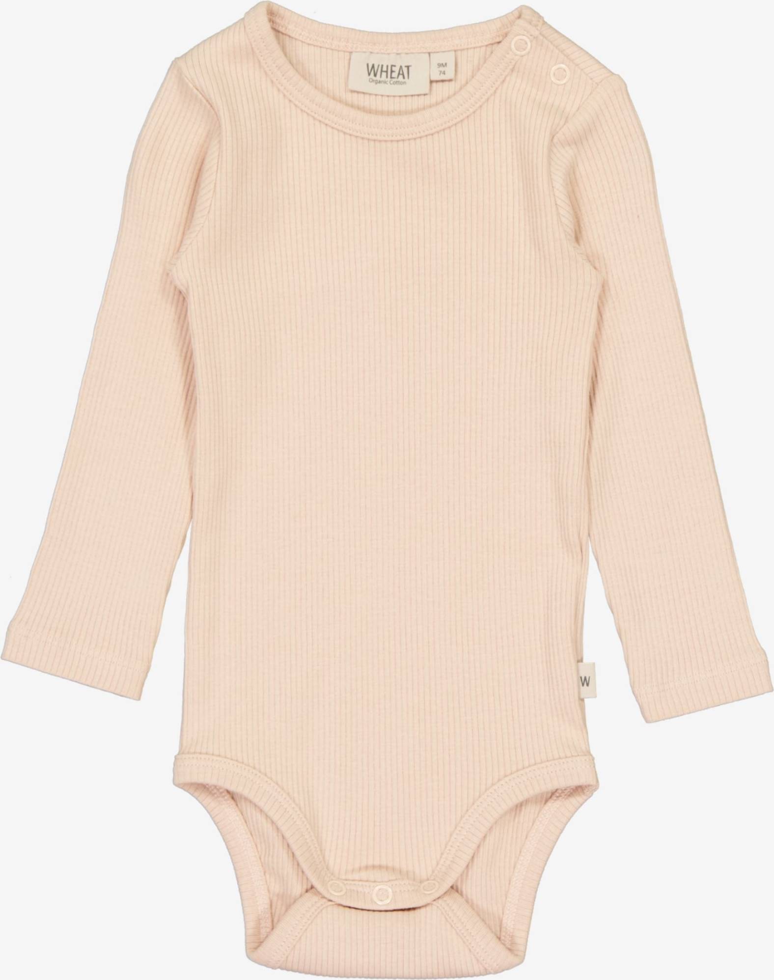 Wheat Long Sleeve Rib Body - Rose Dust