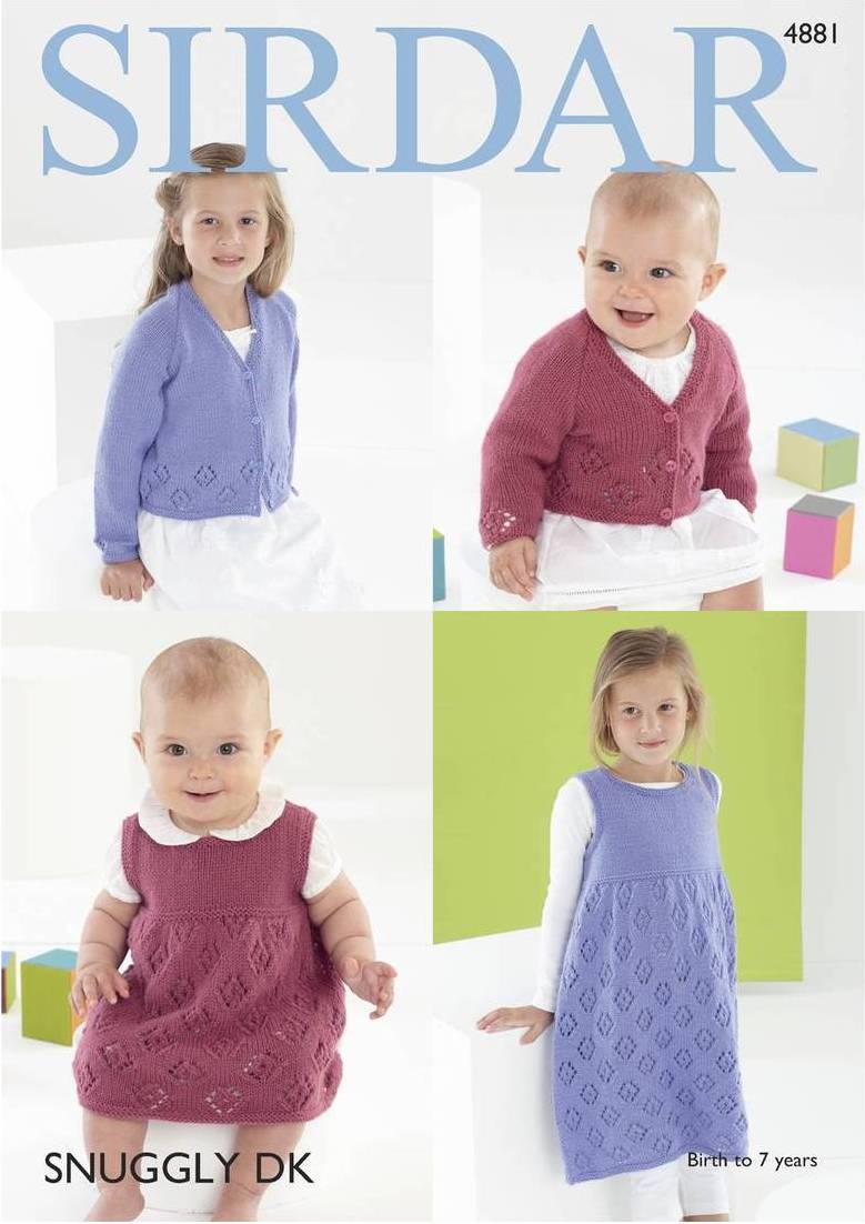 SIRDAR Snuggly DK Knitting Pattern 4881
