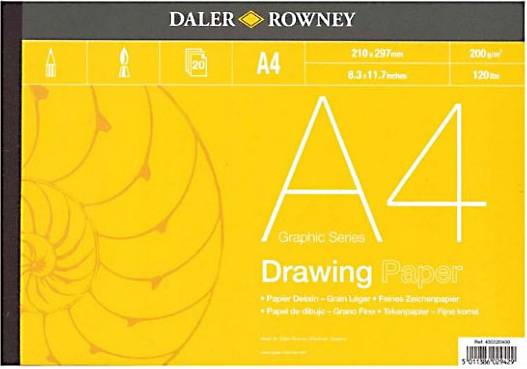 A4 paper Daler Rowney Daler-Rowney Drawing Paper A4