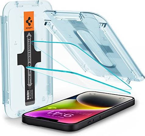 Spigen EZ Fit Sensor Protector Tempered Glass Screen Protector 2 Pack