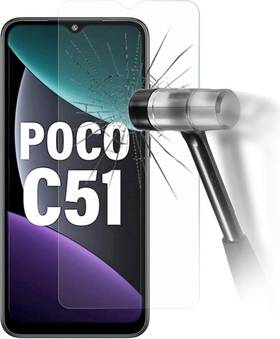 Poco C51 Tempered Glass Screen Protector 9H