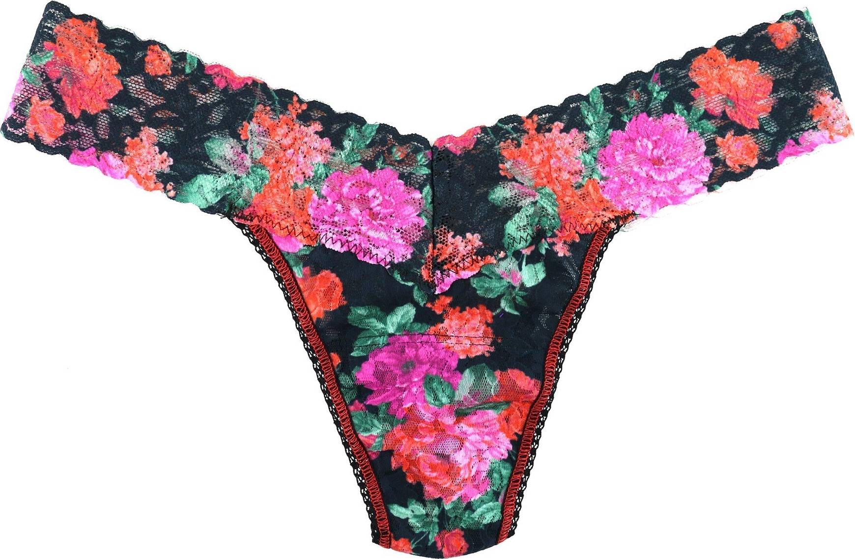 Printed Low Rise Thong Mixed One