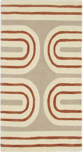 Westwing Collection High-Low Wool Rug Arne Hand-Tufted