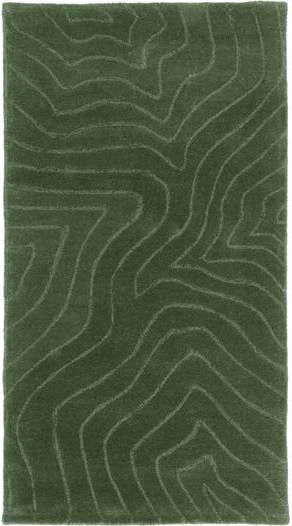 Westwing Collection High-Low Wool Rug Aaron Hand-Tufted Grey, Multicolour