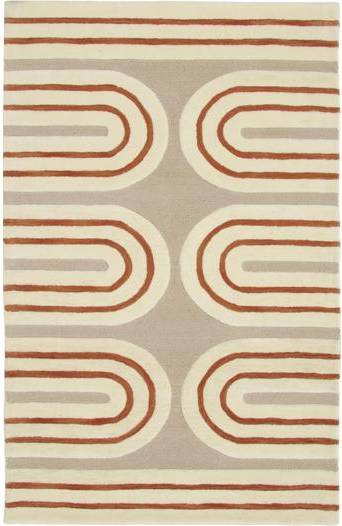 Westwing Collection High-Low Wool Rug Arne Hand-Tufted