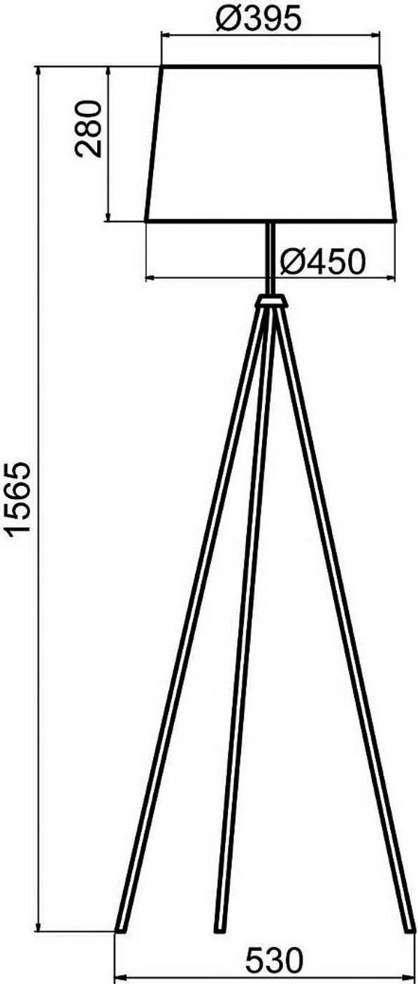 Aluminor Tropic Gulvlampe