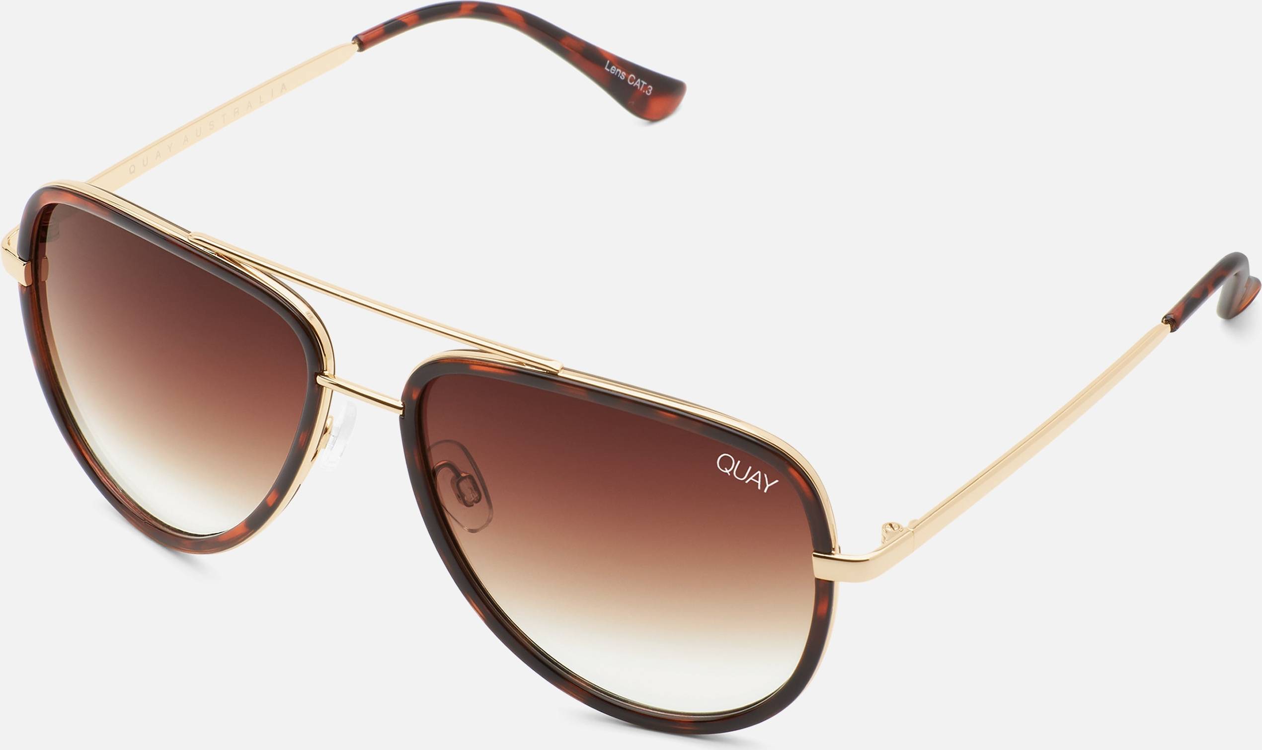 Quay Australia All In Mini Polarized Solbriller - Sort