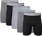 Regular Leg Boxer Briefs Multipack Ropa Interior - Negro/Carbón/Gris