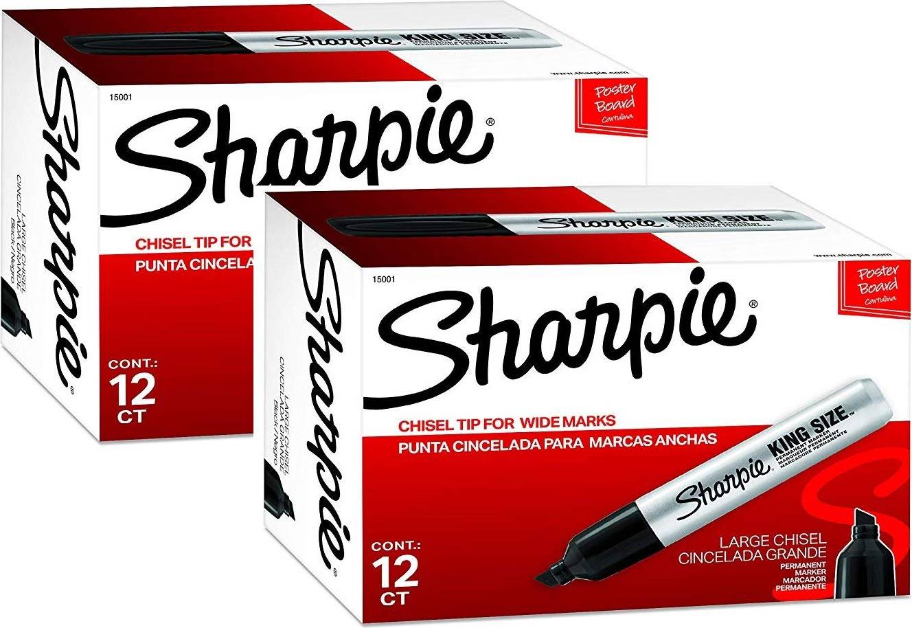 Pro art Sharpie Chisel Tip Pro Permanent Markers 24-Count