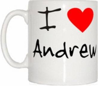 Ebay TeeTreeDesigns I Love Heart Andrew