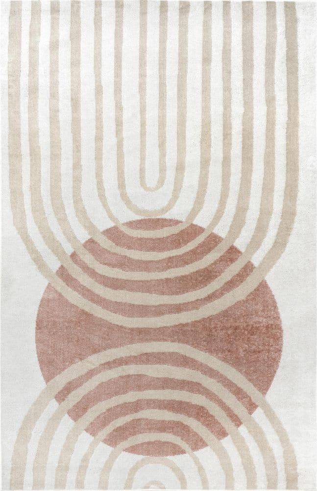 Nuloom Brooklyn Rug Shandra Abstract Sky Multicolor, Pink